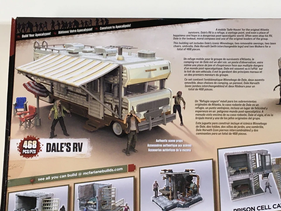 THE WALKING DEAD - DALES'S RV CAMPER - MCFARLANE 14528 BUILDING SET 468 PCS - Image 3 of 4