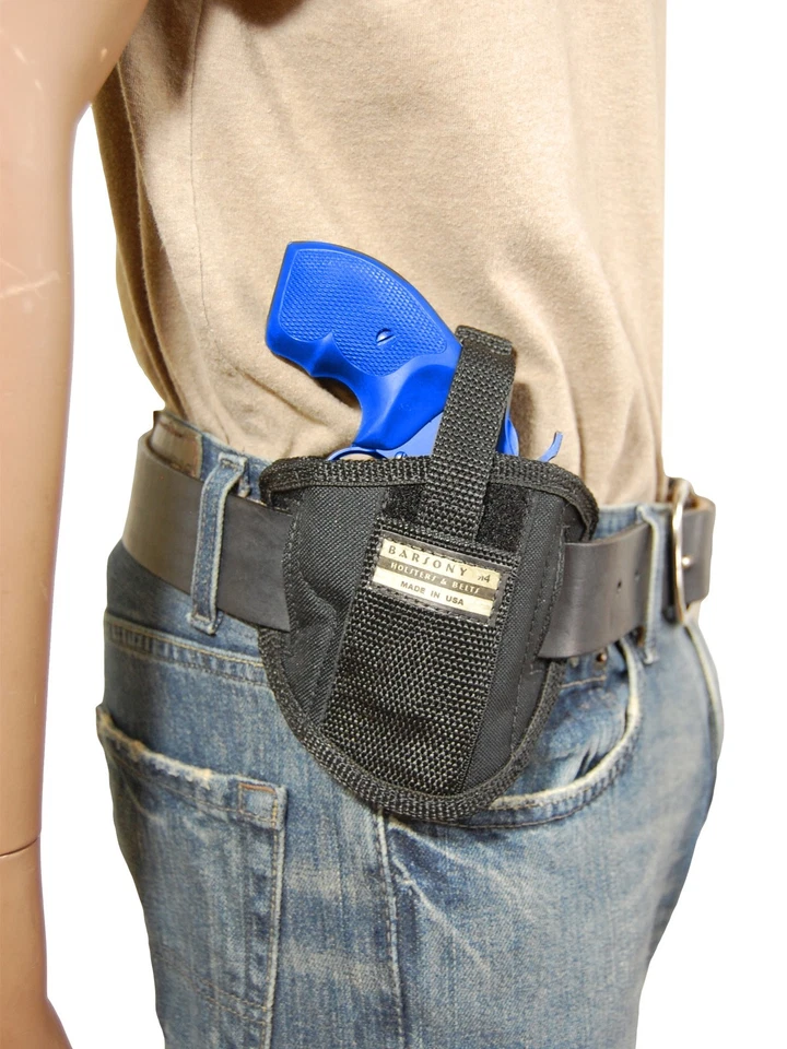 New Barsony 6 Position Ambidextrous Gun Pancake Holster for S&W 2" Snub Nose Rev - Image 3 of 4