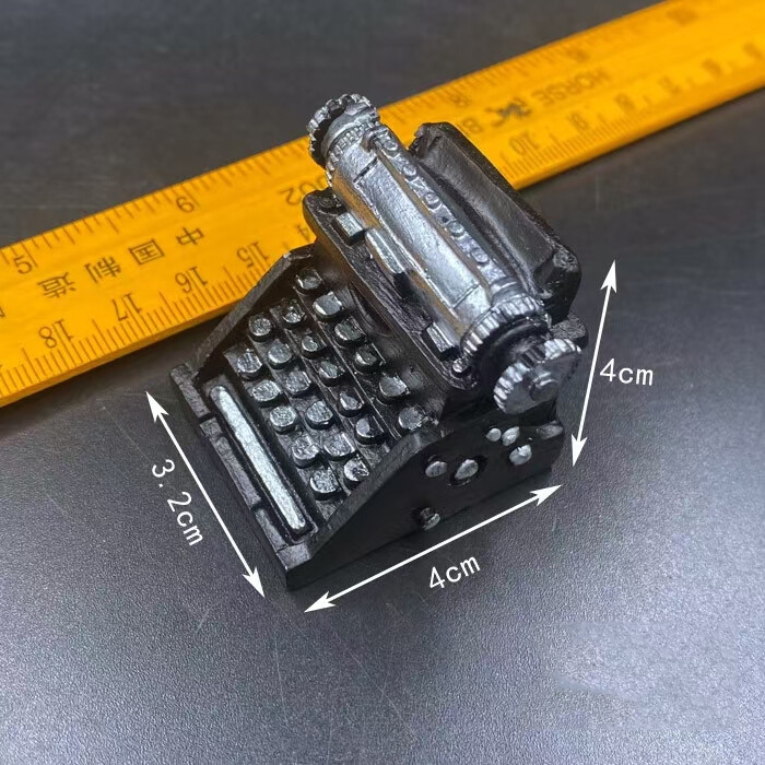 1/6 Scale Typewriter Model Plastic for 12" Figure Scene Accessory