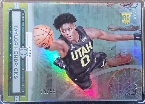 2023-24 Panini Photogenic Taylor Hendricks Silver Foil Rookie SSP /99 Utah Jazz