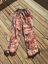 Mad Dog Gear Youth Camo Knit Mesh Lined Pants Size Medium