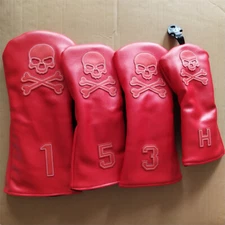 Red Skull Golf Head Cover/Putter/Fairway Wood/Hybrid/ Driver Wood Club Headcover