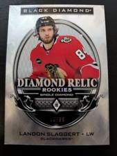 2024-25 Black Diamond Hockey Diamond Relic Rookie Landon Slaggert /99 BDR-SL