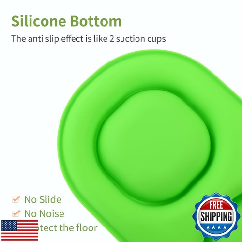 Dog Food Water Bowls for Puppy - Small Medium Dogs Feeder Bowl Mat No-Spill a - Picture 3 of 5