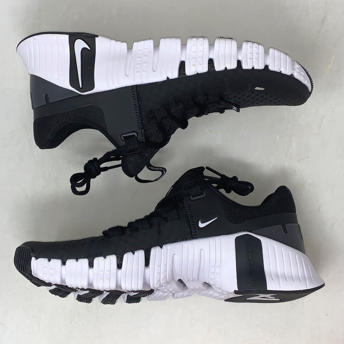 Size 10.5 - Nike Free Metcon 5 Black White for sale online | eBay