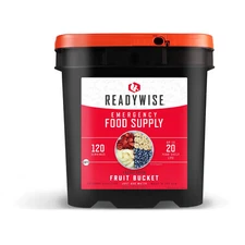 In Stock Ready Wise Foods 120 Servings Freeze Dried Fruit Bucket 20 Year Life!