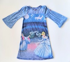 Disney Store Girl's Size XS 4 Cinderella Long Sleeve Nightgown Pajamas