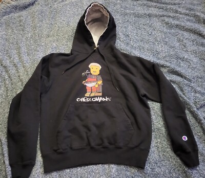 Flomazin CHEZ QUANS - Mama Quan Lego Champion Hoodie Mens Medium Lego Figure $70