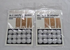 Wax Dot Candle Adapter: Set of 2 Packs Adhesive Holds Candles Upright Secure