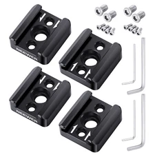 Neewer Cold Shoe Mount Adapter 4 Packs Cold Shoe Bracket&1/4''-20 Thread Hole