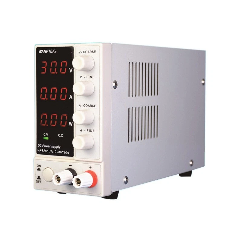 NPS3010W 30V 10A Precision Variable Digital Lab Test Adjustable DC Power Supply - Image 2 of 4