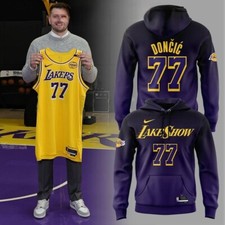 Los Ang.eles Lake.rs Show Luka Doncic Purple ...