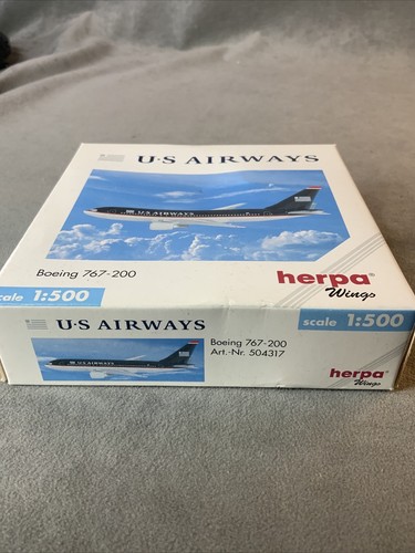 Herpa 1:500 US Airways 767-200 - 504317 Vintage - Picture 9 of 9