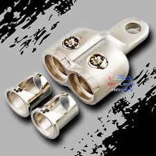  XSCORPION Platinum Dual 0 2 GA. AWG Gauge Ring Battery Terminal Adapter Marine 