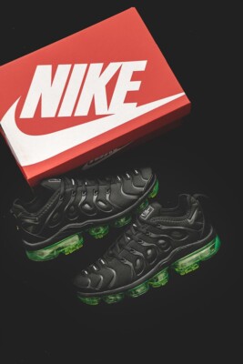 New Nike Air Vapormax VM Plus Black Green Men s Size Sneaker Running Shoes US si