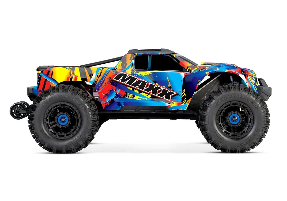 Traxxas MAXX VXL WIDEMAXX Rock n Roll 4S BRUSHLESS Automodello 4x4 89086-4 RNR - Immagine 2 di 4