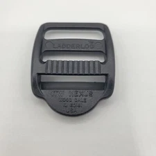 Nexus Itw 1 Inch Black Ladderloc Adjuster Plastic Buckle ITW 1" adjustable USA