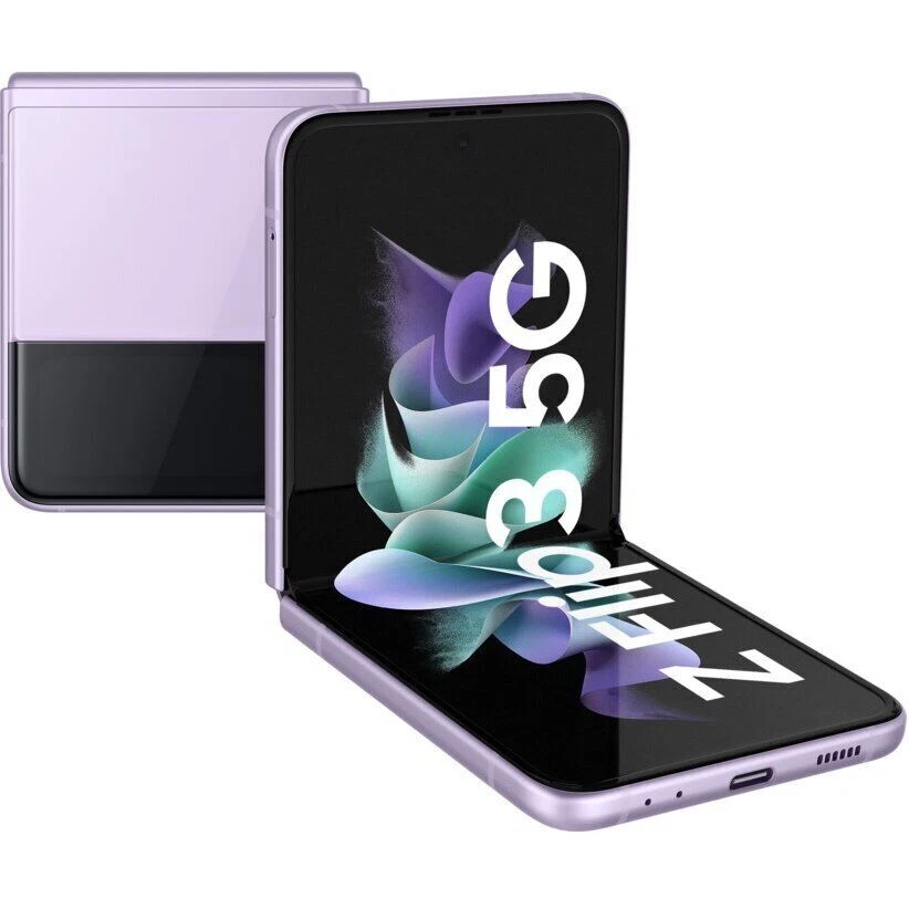 Galaxy Z Flip3 5G (SM-F711N) 256GB ラベンダー SAMSUNG Galaxy Z Flip 3 5G 128GB Lavender Cellphone, Factory