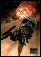 2018 Star Wars Galaxy #82 Speeder Bike Battle 