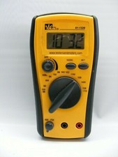 Ideal 61-1320 Meter Style Handheld Alarm Clock AM FM Radio With Case Stand