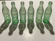 6 Coca Cola Coke Bottles 6 Different Logan Miami Barre Cairo Savannah Rochester 