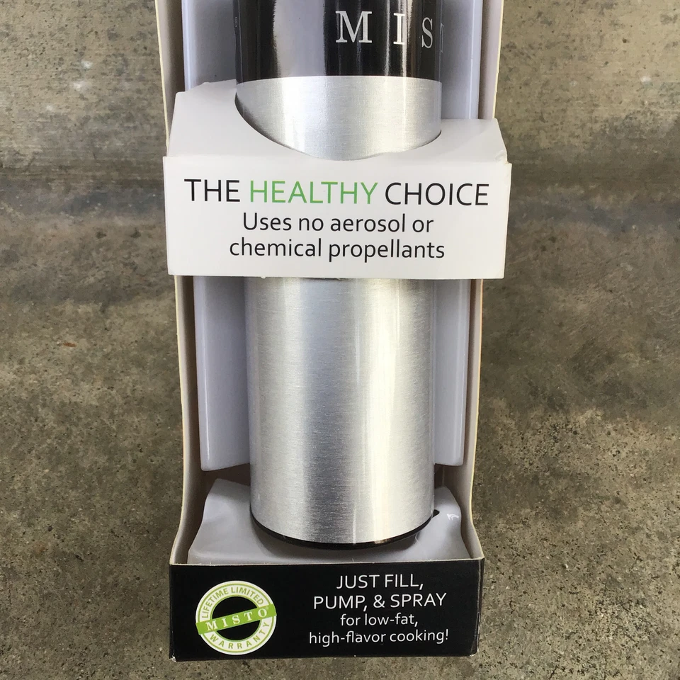 MISTO Gourmet Olive Oil Pump Sprayer Aluminum - Image 3 of 4