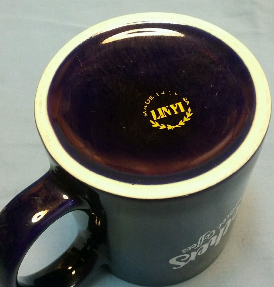 BROTHERS GOURMET COFFEES BLUE COFFEE CUP eBay