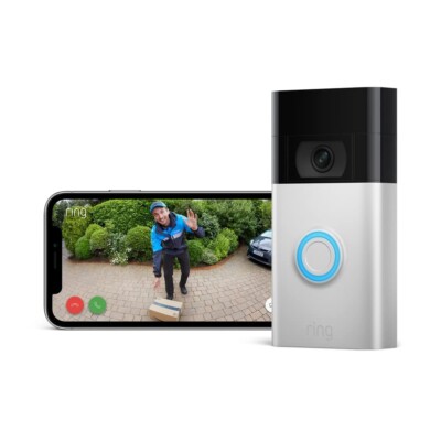 Ring Video Doorbell (2. Gen) von Amazon | Wireless Video Doorbell Überwachungskamera
