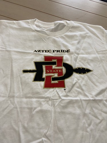 SDSU Aztecs Pride Alumni Men’s T Shirt White Size Large - Picture 2 of 7