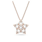 Swarovski Necklace Stella Star Rose Gold Drop Mixed Cuts Boxed 5617766
