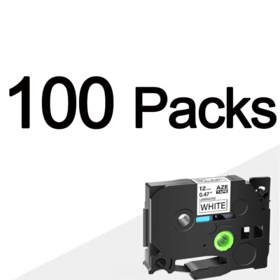 Compatible Label Tape Fit Brother TZe-231 P-Touch White 12mm - Foto 3