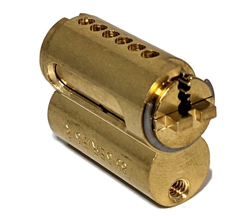 ABUS 888 S2 Zylinder für 83 Serie Vorhängeschlösser Messing - null gebissen - Bild 2 von 4