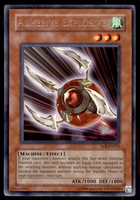 Yu-Gi-Oh! Adhesive Explosive #SOI-EN011 Light Play