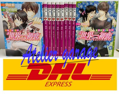 USED Sekaiichi Hatsukoi Yokozawa Takashi & Yoshino Chiaki 10 Set Japanese Novel