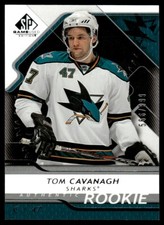 2008-09 SP Game Used Tom Cavanagh Rookie 666/999 San Jose Sharks #188