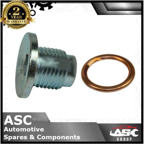 Engine Oil Pan Sump Drain Plug Bung with Seal fits Dacia Dokker