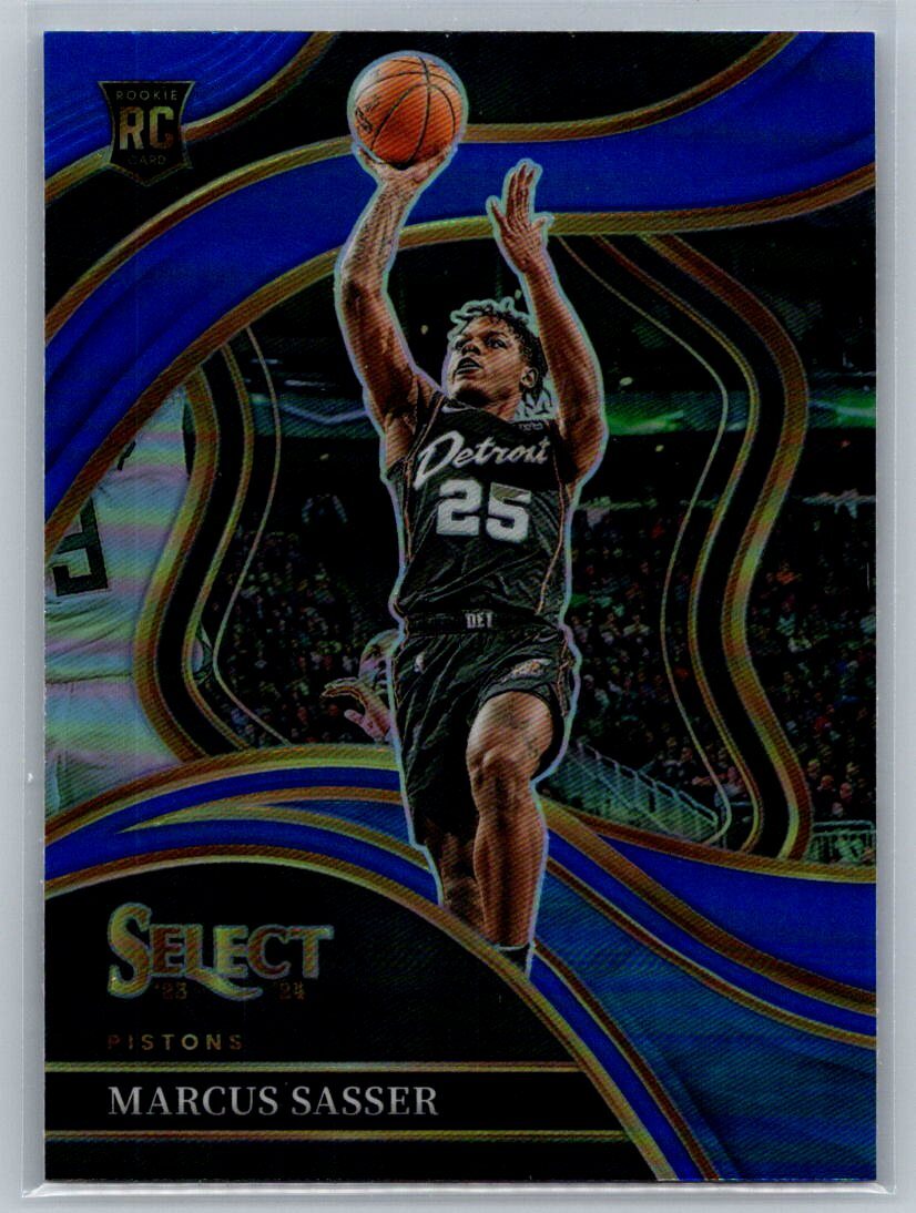 2023-24 Panini Select #292 Marcus Sasser Blue Prizms