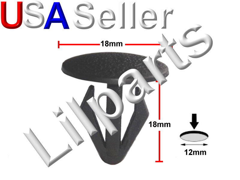 Mazda Black Nylon Fastener Retaining Clip Retainer 8133-50-022