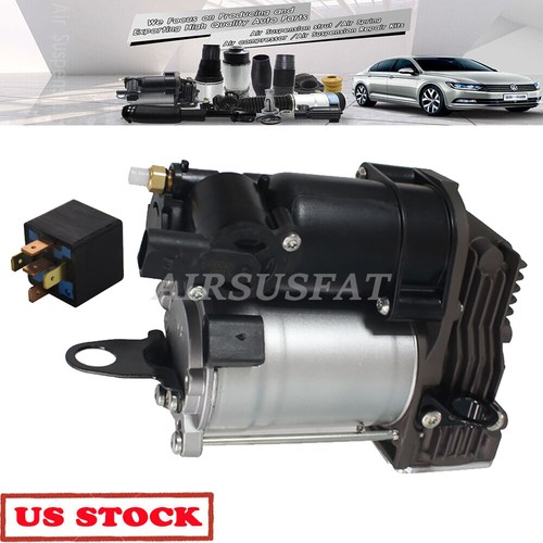 Air Suspension Compressor Pump W/Relay For Mercedes Benz GL320 GL350