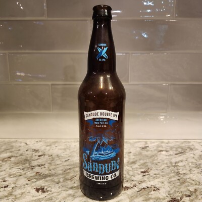 Sandude Brewing Co Double IPA American India Pale Ale 22oz Empty Beer Bottle