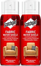 Scotchgard Fabric Water Shield ,Water Repellent Spray Two 10 Oz Cans Pack of 2