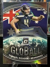 Michael Dickson 2021 Donruss Optic Football Silver Prizm Global GB-6