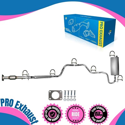 Front Catalytic Converter+Resonator+Rear Muffler For1997-1999 Buick Lesabre 3.8L