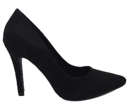 Damas Mujeres Punta Punta Punta Tacón Alto Corte Fiesta Trabajo Zapato Reino Unido Talla 3-12 - Imagen 10 de 49