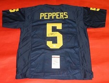 JABRILL PEPPERS AUTOGRAPHED MICHIGAN WOLVERINES JERSEYJSA UM LAST ONE