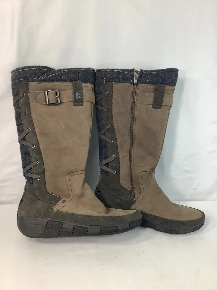 Botas altas impermeables Cushe Quilty Conscience cremallera lateral para mujer 9 EE. UU. Foto 2 de 4