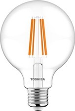 Toshiba LED Filament Globe Lampe E27 8.5W 2700K 1055Lm wie 75W 4711112386949