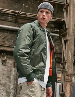 Build Your Brand BY157 | Herren Jacke Collar Bomber Jacket