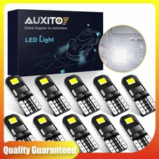 AUXITO Error Free 194 T10 2825 168 LED License Plate Number Light Bulb White 10X