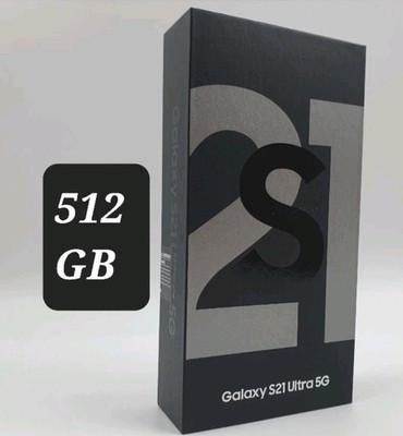 Samsung Galaxy S21 Ultra 5G SM-G998B/DS - 512GB - Schwarz NEUWARE VERSIEGELT